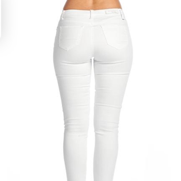 Distressed White Jeans for Women - Picture 5 of 5